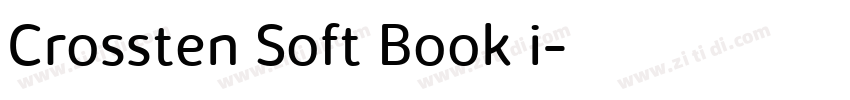 Crossten Soft Book i字体转换
